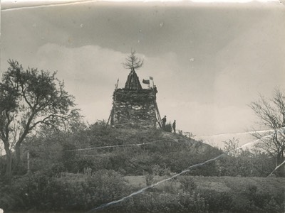 Gringley Photo Print Heidi 1935 Bonfire from below