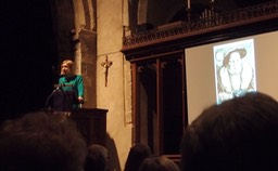 Tracy Borman at History Club in Gringley Church March 2017 - 2
